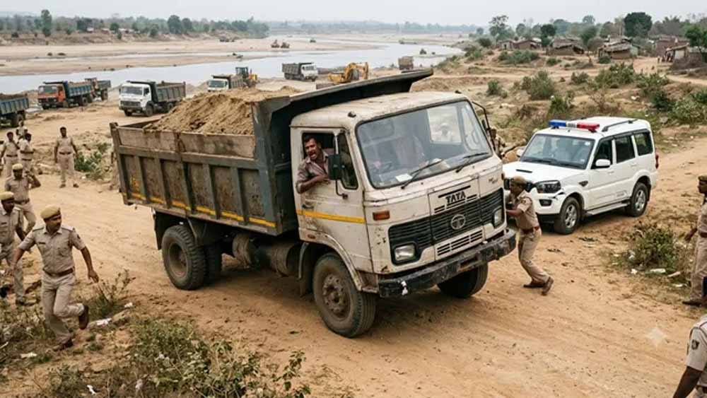 रांची में बालू माफियाओं का आतंक, पुलिस पर गाड़ियां चढ़ाने की कोशिश रांची में बालू माफियाओं का आतंक, पुलिस पर गाड़ियां चढ़ाने की कोशिश