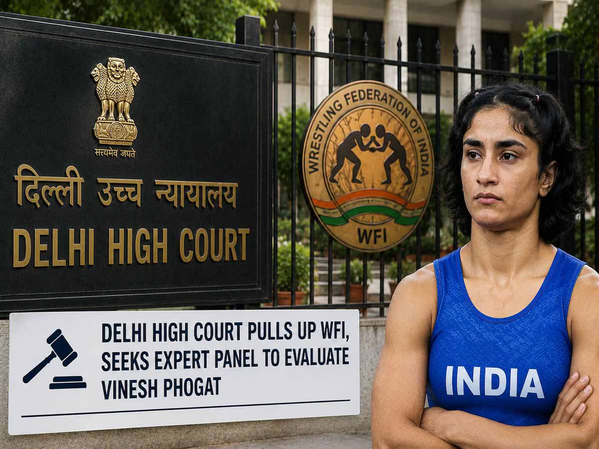 विनेश फोगाट मामले में दिल्ली हाई कोर्ट सख्त, योग्यता तय करने के लिए विशेषज्ञ समिति बनाने के निर्देश