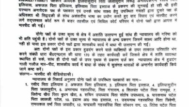 कोर्ट में सुनवाई के दौरान हंगामा, पक्षकारों में जमकर विवाद; तहसीलदार ने दर्ज कराई FIR कोर्ट में सुनवाई के दौरान हंगामा, पक्षकारों में जमकर विवाद; तहसीलदार ने दर्ज कराई FIR