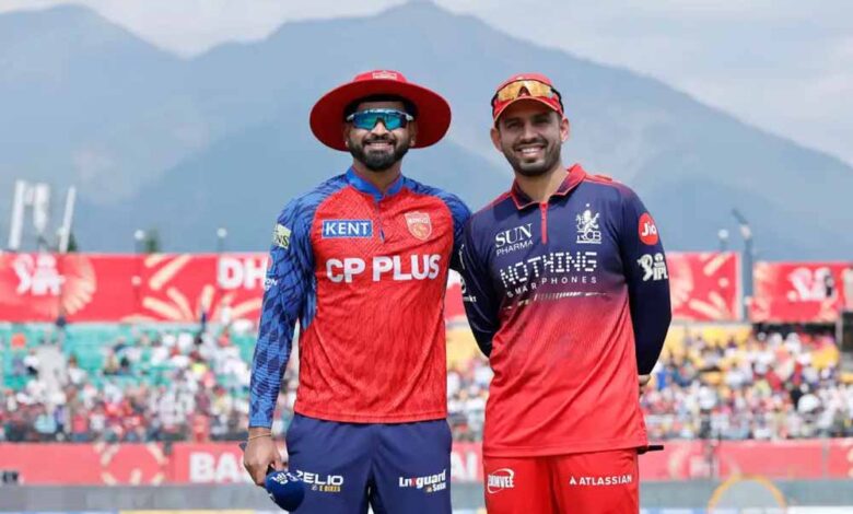 PBKS ने जीता टॉस, RCB करेगी पहले बल्लेबाज़ी