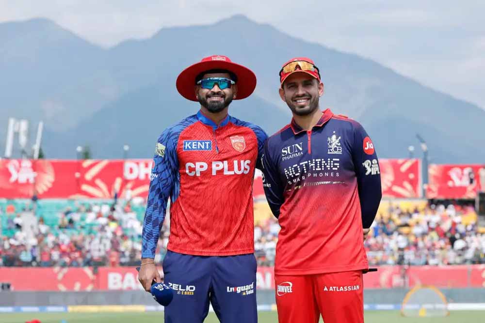 PBKS ने जीता टॉस, RCB करेगी पहले बल्लेबाज़ी