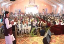 मुख्यमंत्री डॉ. यादव जैन मुनि आचार्य  के पावन सान्निध्य में आयोजित भव्य प्रतिष्ठा महोत्सव में हुए सम्मिलित
