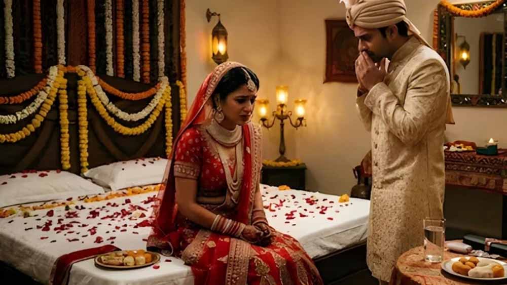 सुहागरात पर पति से कहा- ‘दूसरे से प्यार करती हूं’, मायके लौटने के बाद दुल्हन ने खाया जहर सुहागरात पर पति से कहा- ‘दूसरे से प्यार करती हूं’, मायके लौटने के बाद दुल्हन ने खाया जहर