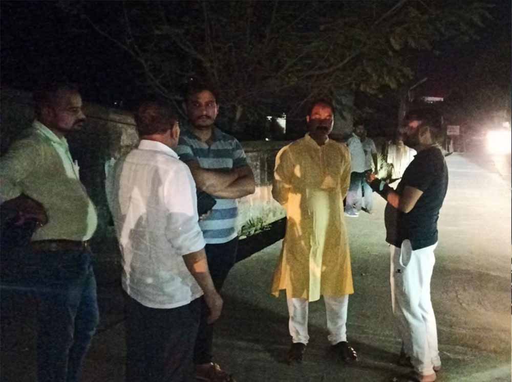 नरसिंहपुर हादसा: मजदूरों पर गिरा डीडीएस टैंक, दो की मौके पर दर्दनाक मौत