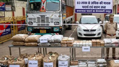 मध्यप्रदेश पुलिस की नशे के विरुद्ध बड़ी कार्रवाई