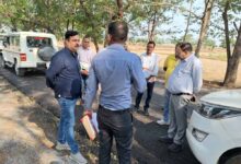 लोक निर्माण विभाग के सचिव ने निर्माणाधीन कुरुद-सिर्री मार्ग और सिर्री-चटौद सड़क का किया निरीक्षण