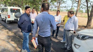 लोक निर्माण विभाग के सचिव ने निर्माणाधीन कुरुद-सिर्री मार्ग और सिर्री-चटौद सड़क का किया निरीक्षण