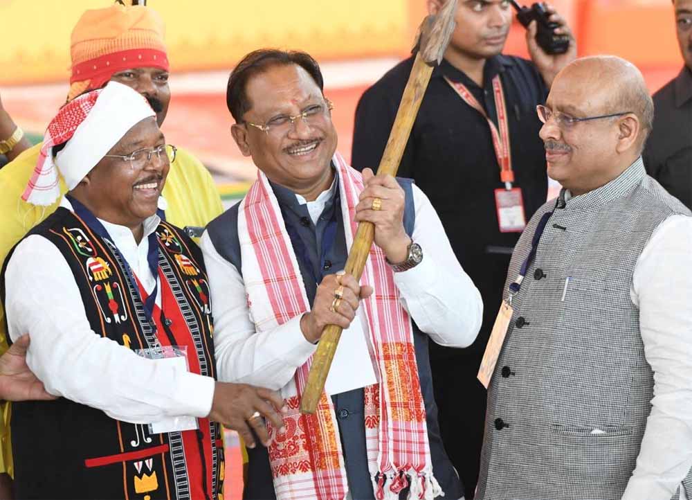 लाल किला मैदान से गूंजा जनजातीय गौरव का स्वर