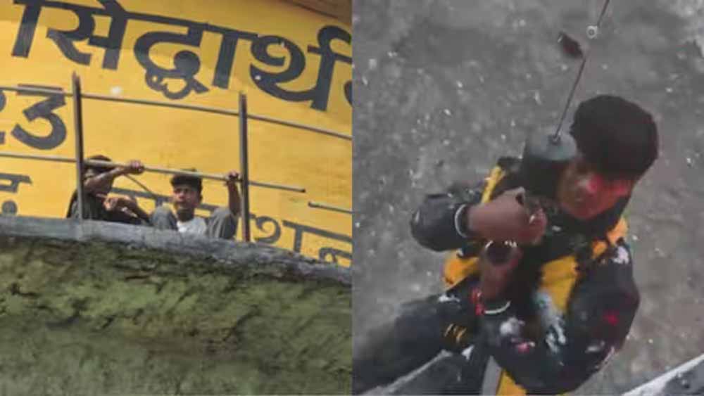 सीएम योगी के निर्देश पर चला रेस्क्यू ऑपरेशन, टंकी हादसे में फंसे बच्चों को बचाया गया