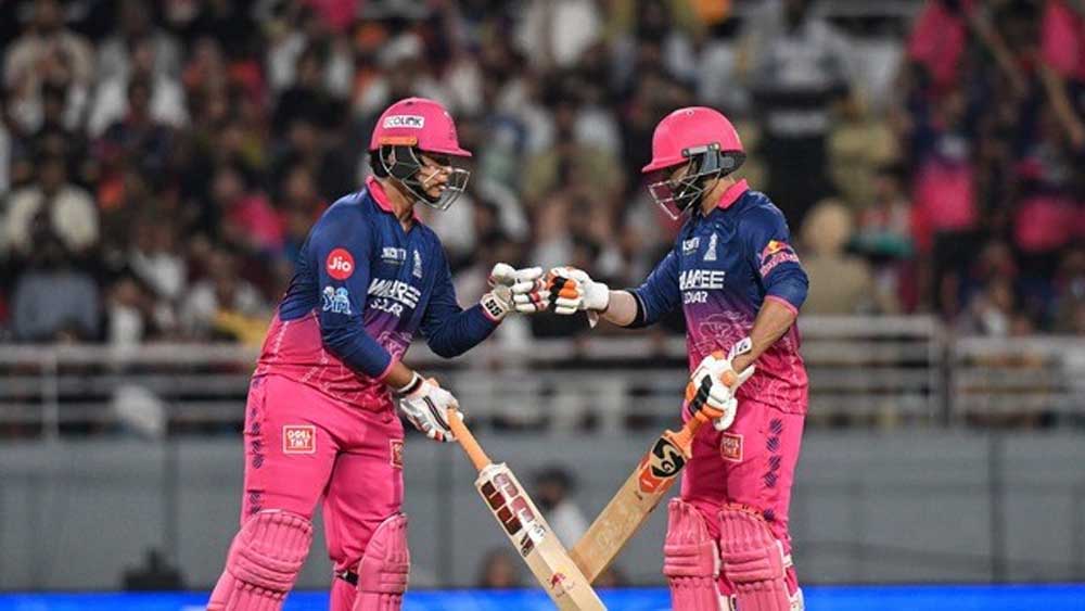 राजस्थान रॉयल्स ने गुजरात टाइटंस को दिया 215 रनों का विशाल लक्ष्य राजस्थान रॉयल्स ने गुजरात टाइटंस को दिया 215 रनों का विशाल लक्ष्य