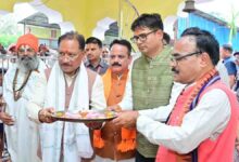 मुख्यमंत्री साय ने भिखमपुरा के पंचमुखी सिद्ध हनुमान मंदिर में की पूजा-अर्चना