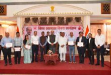 रक्तदान के लिए उल्लेखनीय कार्य हेतु श्री शंकराचार्य प्रोफेशनल यूनिवर्सिटी को मिला सम्मान