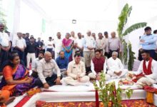 वाणिज्य एवं उद्योग मंत्री लखन लाल देवांगन तथा आवास एवं पर्यावरण मंत्री ओ.पी. चौधरी ने गारमेंट मैन्युफैक्चरिंग यूनिट का किया भूमिपूजन