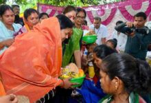 जगरगुण्डा पहुंचने वाली पहली महिला मंत्री बनी श्रीमती लक्ष्मी राजवाड़े
