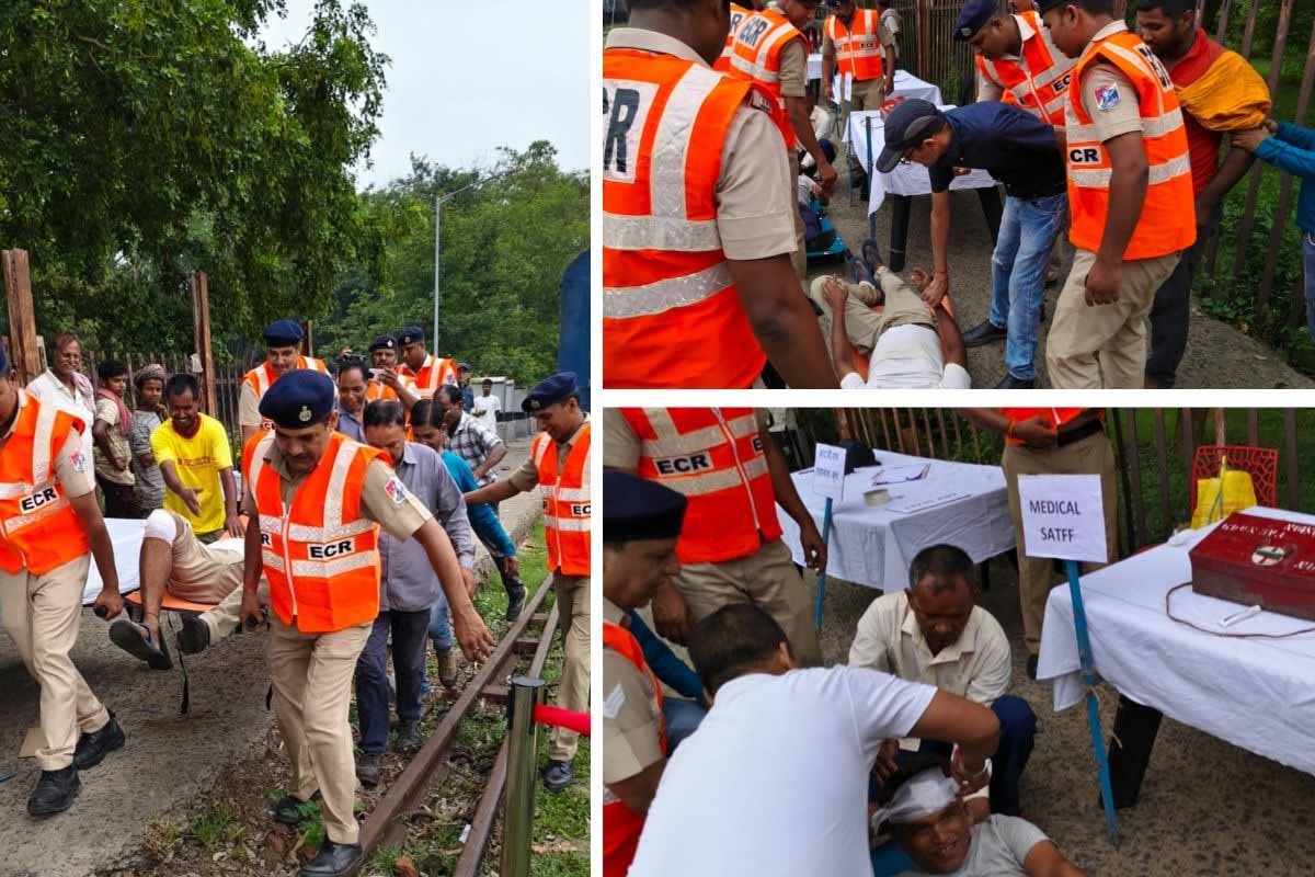 रेल दुर्घटनाओं से निपटने के लिए धनबाद मंडल में मॉक ड्रिल, राहत-बचाव की तैयारियों का परीक्षण रेल दुर्घटनाओं से निपटने के लिए धनबाद मंडल में मॉक ड्रिल, राहत-बचाव की तैयारियों का परीक्षण