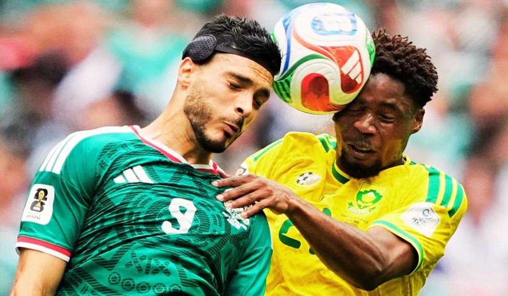 FIFA World Cup 2026: क्विनोनेस-जिमेनेज के गोल से मेक्सिको की शानदार जीत, दक्षिण अफ्रीका को 2-0 से हराया FIFA World Cup 2026: क्विनोनेस-जिमेनेज के गोल से मेक्सिको की शानदार जीत, दक्षिण अफ्रीका को 2-0 से हराया
