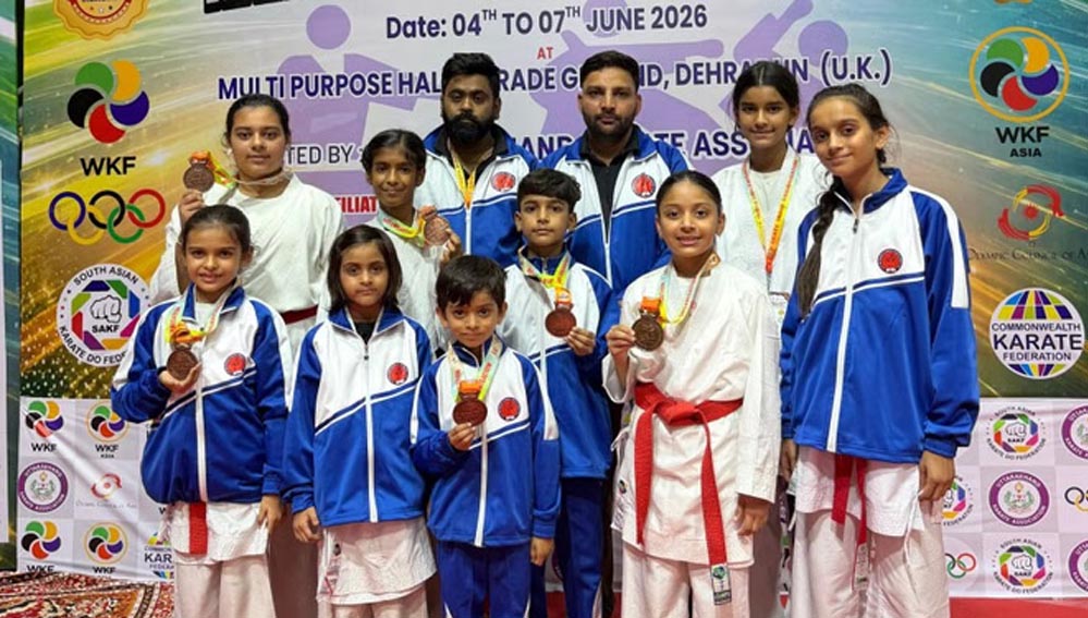 नेशनल कराटे चैंपियनशिप में इंदौर का जलवा, नन्हे खिलाड़ियों ने जीते गोल्ड मेडल नेशनल कराटे चैंपियनशिप में इंदौर का जलवा, नन्हे खिलाड़ियों ने जीते गोल्ड मेडल