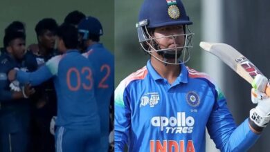 वैभव सूर्यवंशी पर ICC का बड़ा एक्शन, 50% मैच फीस कटी, कई खिलाड़ियों पर भी गिरी गाज वैभव सूर्यवंशी पर ICC का बड़ा एक्शन, 50% मैच फीस कटी, कई खिलाड़ियों पर भी गिरी गाज