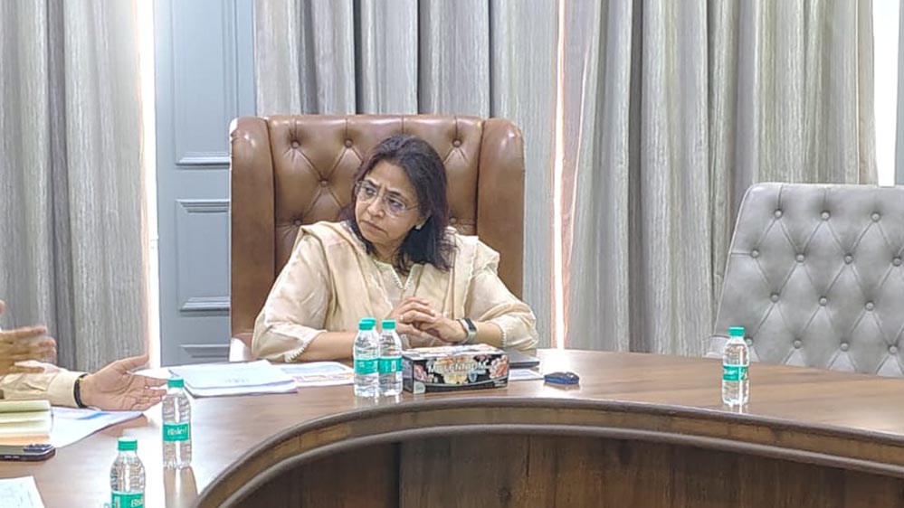 अपर मुख्य सचिव ऋचा शर्मा ने पंचायत एवं ग्रामीण विकास विभाग के कार्यों की समीक्षा की अपर मुख्य सचिव ऋचा शर्मा ने पंचायत एवं ग्रामीण विकास विभाग के कार्यों की समीक्षा की