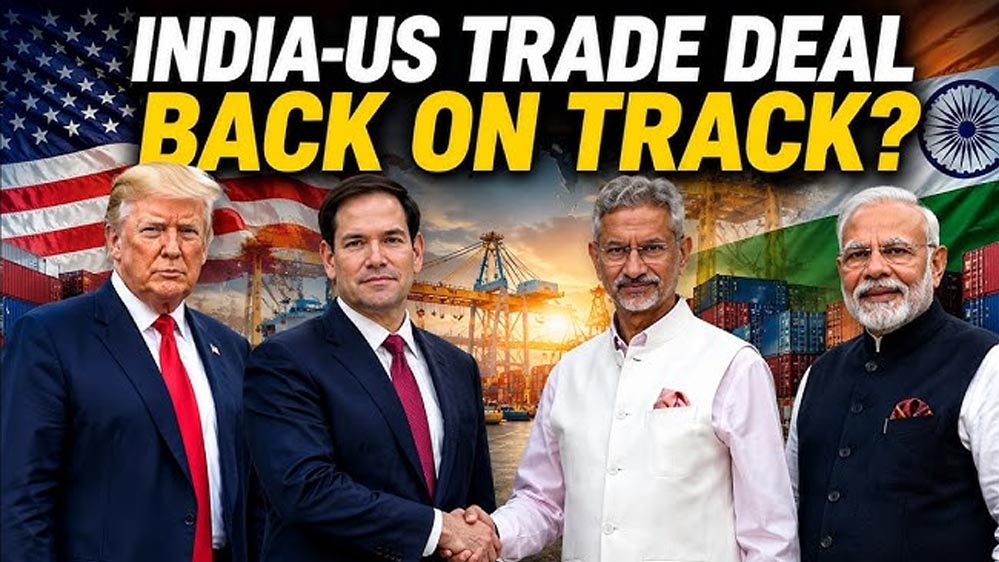 India-US डील 99% फाइनल! आखिरी मोहर के लिए आज से फिर शुरू होंगी अहम बैठकें India-US डील 99% फाइनल! आखिरी मोहर के लिए आज से फिर शुरू होंगी अहम बैठकें