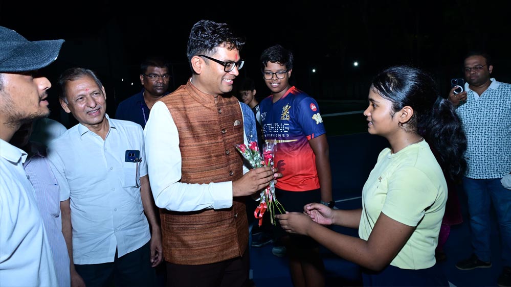 युवा प्रतिभाओं को मिलेगा बेहतर मंच, खेल सुविधाओं के उन्नयन पर जोर : वित्त मंत्री ओ.पी. चौधरी युवा प्रतिभाओं को मिलेगा बेहतर मंच, खेल सुविधाओं के उन्नयन पर जोर : वित्त मंत्री ओ.पी. चौधरी