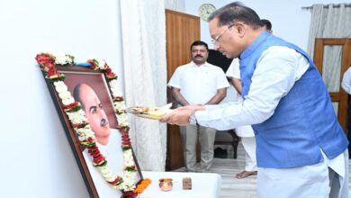डॉ. श्यामा प्रसाद मुखर्जी भारत की एकता, अखंडता और राष्ट्रीय स्वाभिमान के सशक्त प्रहरी – मुख्यमंत्री साय