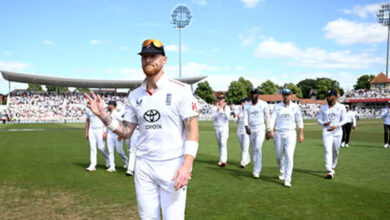 Ben Stokes Retirement: बेन स्टोक्स ने इंटरनेशनल क्रिकेट से संन्यास का किया ऐलान, ट्रेंट ब्रिज टेस्ट होगा आखिरी मैच Ben Stokes Retirement: बेन स्टोक्स ने इंटरनेशनल क्रिकेट से संन्यास का किया ऐलान, ट्रेंट ब्रिज टेस्ट होगा आखिरी मैच