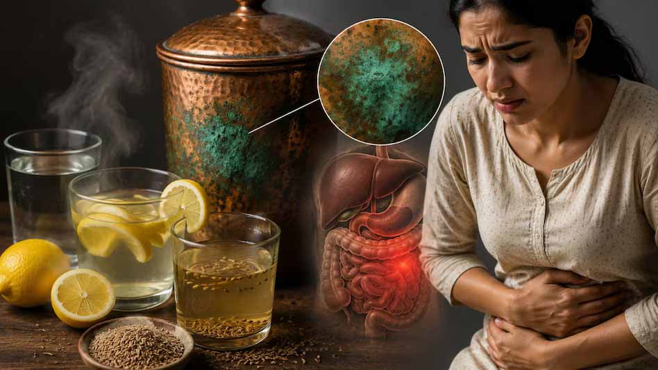 कॉपर बॉटल में लेमन और गर्म पानी क्यों हो सकता है खतरनाक? कॉपर बॉटल में लेमन और गर्म पानी क्यों हो सकता है खतरनाक?