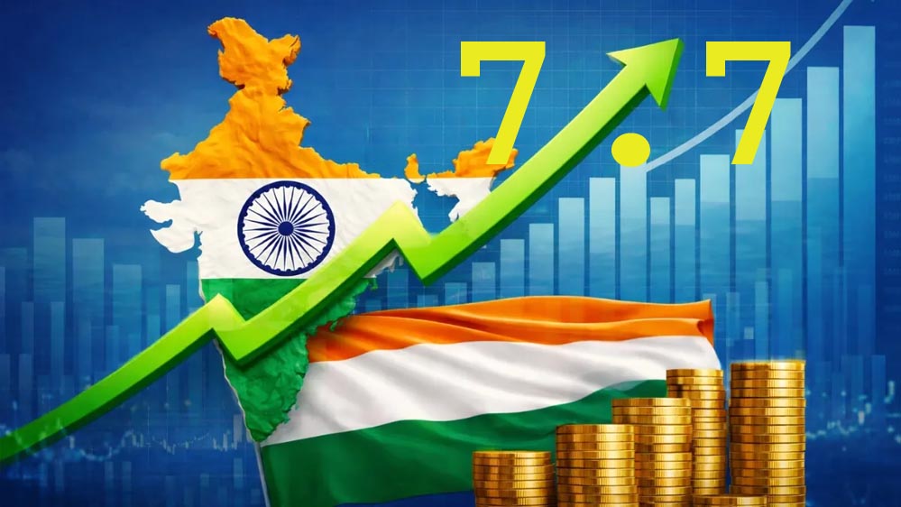भारत की अर्थव्यवस्था ने दिखाई दमदार रफ्तार: FY26 में 7.7% GDP ग्रोथ, अगले साल भी मजबूत रहने के संकेत
