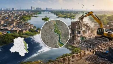 यमुना O-Zone में बुलडोजर एक्शन: DDA ने अवैध कॉलोनियों पर कार्रवाई तेज की यमुना O-Zone में बुलडोजर एक्शन: DDA ने अवैध कॉलोनियों पर कार्रवाई तेज की