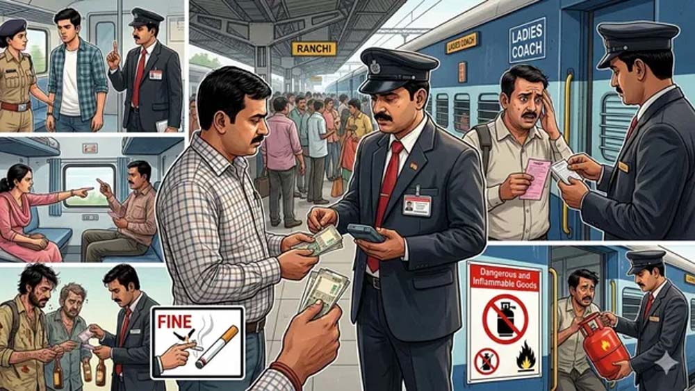 रेलवे ने बढ़ाया जुर्माना, बिना टिकट यात्रा पर अब 500 रुपये न्यूनतम पेनल्टी