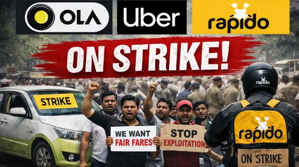 Ola-Uber ड्राइवरों की 9 दिन की हड़ताल, बोले- एक साल से नहीं बढ़ा किराया Ola-Uber ड्राइवरों की 9 दिन की हड़ताल, बोले- एक साल से नहीं बढ़ा किराया