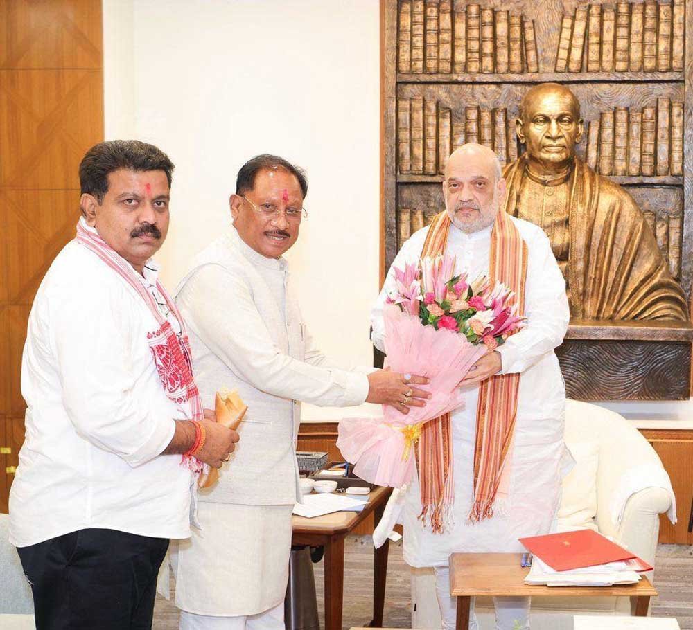छत्तीसगढ़ में अखिल भारतीय आयुर्वेद संस्थान के स्थापना का प्रस्ताव, अमित शाह से मिले मुख्यमंत्री विष्णुदेव छत्तीसगढ़ में अखिल भारतीय आयुर्वेद संस्थान के स्थापना का प्रस्ताव, अमित शाह से मिले मुख्यमंत्री विष्णुदेव