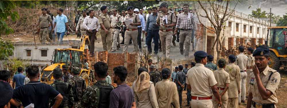 बलरामपुर में बुलडोजर एक्शन, 23 अवैध मकान ढहाए; 7 एकड़ सरकारी जमीन अतिक्रमण से मुक्त बलरामपुर में बुलडोजर एक्शन, 23 अवैध मकान ढहाए; 7 एकड़ सरकारी जमीन अतिक्रमण से मुक्त