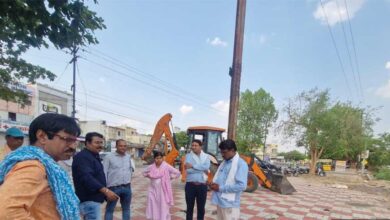 हनोदा माइनर नहर क्षेत्र में अतिक्रमण हटाने की बड़ी कार्रवाई