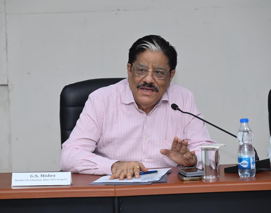 छत्तीसगढ़ को 2047 तक विकसित राज्यों की अग्रिम पंक्ति में लाना हमारा लक्ष्य : राज्य नीति आयोग के उपाध्यक्ष गणेश शंकर मिश्रा छत्तीसगढ़ को 2047 तक विकसित राज्यों की अग्रिम पंक्ति में लाना हमारा लक्ष्य : राज्य नीति आयोग के उपाध्यक्ष गणेश शंकर मिश्रा