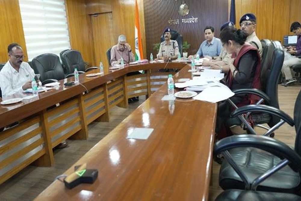 मोहर्रम, ताजिया जुलूस और राष्ट्रपति के प्रस्तावित भ्रमण को लेकर सुरक्षा तैयारियों की उच्च स्तरीय समीक्षा