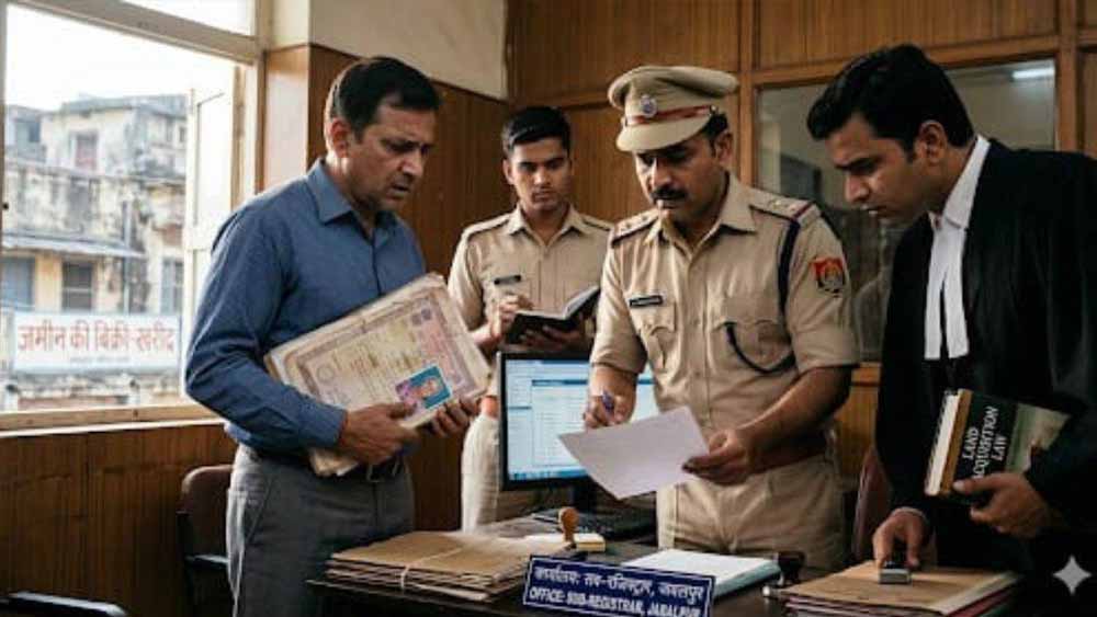 जबलपुर में मृत महिला को जिंदा दिखाकर 76 लाख की जमीन की ठगी, दो आरोपियों पर ₹4-4 हजार का इनाम