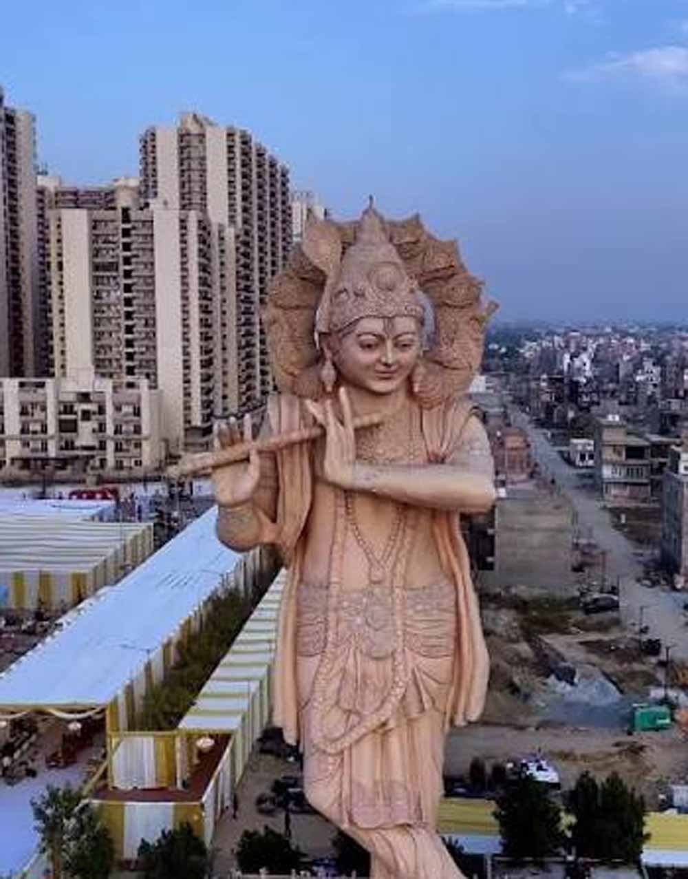 उज्जैन में बनेगी 151 फीट ऊंची भगवान श्रीकृष्ण की विराट प्रतिमा, 220 करोड़ की परियोजना को मिली रफ्तार उज्जैन में बनेगी 151 फीट ऊंची भगवान श्रीकृष्ण की विराट प्रतिमा, 220 करोड़ की परियोजना को मिली रफ्तार