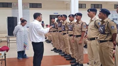 पुलिस प्रशिक्षण शाला उज्जैन में नव आरक्षकों को नशामुक्त समाज निर्माण का दिया गया संदेश पुलिस प्रशिक्षण शाला उज्जैन में नव आरक्षकों को नशामुक्त समाज निर्माण का दिया गया संदेश