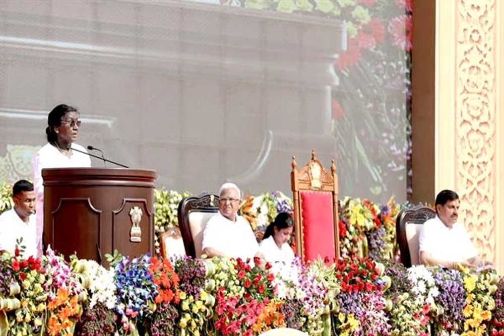 विश्व को भारत का अमूल्य उपहार है योग: राष्ट्रपति मुर्मु विश्व को भारत का अमूल्य उपहार है योग: राष्ट्रपति मुर्मु