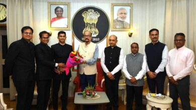 राज्यपाल से परिवीक्षाधीन आईएएस अधिकारियों ने की सौजन्य भेंट
