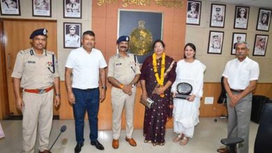 पुलिस मुख्यालय परिवार द्वारा 11 सेवानिवृत्‍त कर्मचारियों को दी गई भावभीनी विदाई