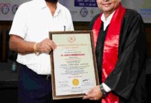 मेघगंगा ग्रुप के चेयरमैन मनीष पारख को, राज्यमंत्री रामदास बंडु आठवले द्वारा डॉक्टरेट की उपाधि से किया गया सम्मानित
