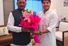 केंद्रीय संचार मंत्री ज्योतिरादित्य सिंधिया से मुख्यमंत्री  साय ने की मुलाकात, प्रदेश में डिजिटल कनेक्टिविटी के विस्तार पर हुई विस्तृत चर्चा