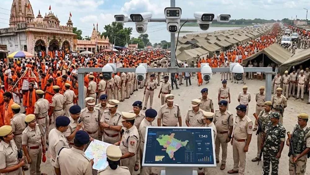 श्रावणी मेले में एआई कैमरे और टेंट सिटी से सुरक्षा व्यवस्था मजबूत