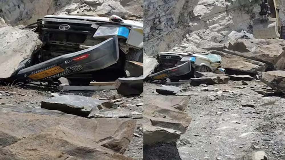 लाहौल-स्पीति में दर्दनाक हादसा, टाटा सूमो पर पहाड़ गिरा, 13 लोगों की मौत लाहौल-स्पीति में दर्दनाक हादसा, टाटा सूमो पर पहाड़ गिरा, 13 लोगों की मौत