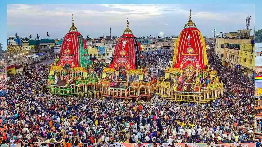 पुरी रथ यात्रा: आज श्रीमंदिर के सामने पहुंचेंगे तीनों रथ, कल मौसीबाड़ी के लिए प्रस्थान करेंगे महाप्रभु जगन्नाथ