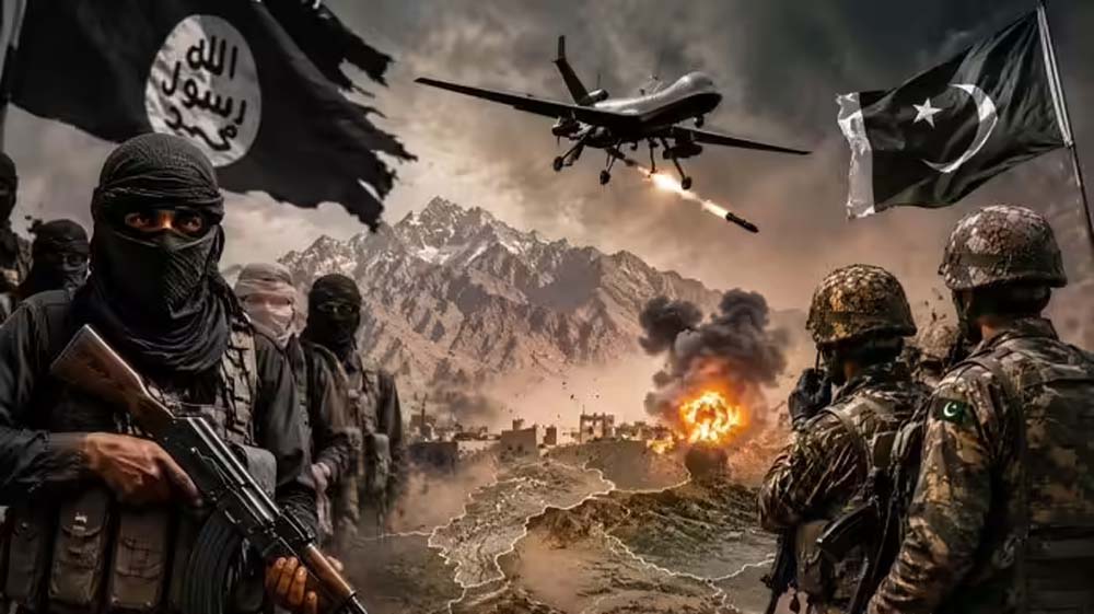 अफगानिस्तान–पाकिस्तान तनाव बढ़ा: ISIS ठिकानों पर तालिबान के ड्रोन हमले अफगानिस्तान–पाकिस्तान तनाव बढ़ा: ISIS ठिकानों पर तालिबान के ड्रोन हमले