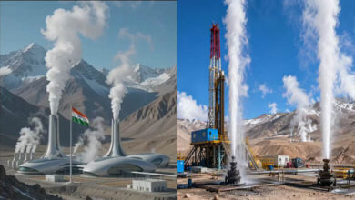 लद्दाख में ONGC का बड़ा कमाल, 14,000 फीट ऊंचाई पर खोदे 1000 मीटर गहरे जियोथर्मल कुएं, धरती की गर्मी से बनेगी बिजली लद्दाख में ONGC का बड़ा कमाल, 14,000 फीट ऊंचाई पर खोदे 1000 मीटर गहरे जियोथर्मल कुएं, धरती की गर्मी से बनेगी बिजली